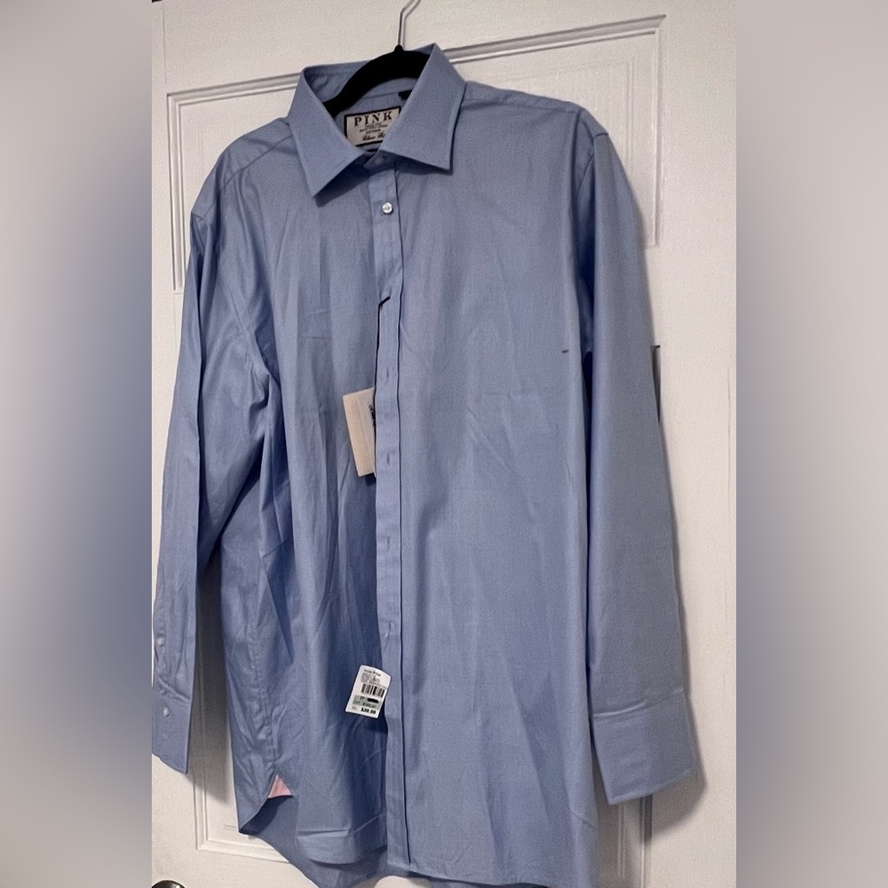 Pink , Dressing shirt light blue